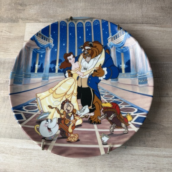 Disney Beauty and the Beast LOVES FIRST DANCE Limited Edition Collectible‎ Plate - Picture 1 of 4